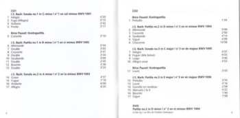 2CD/DVD Johann Sebastian Bach: Sonates & Partitas, Kontrapartita