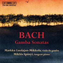 CD Johann Sebastian Bach: Gamba Sonatas