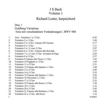 2CD Johann Sebastian Bach: Bach, Vol. 1