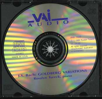 CD Johann Sebastian Bach: Goldberg Variations