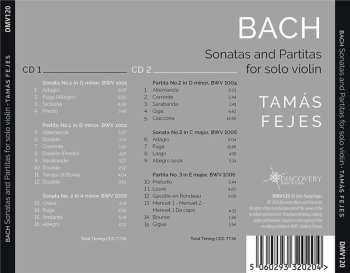 2CD Johann Sebastian Bach: Sonatas And Partitas For Solo Violin  