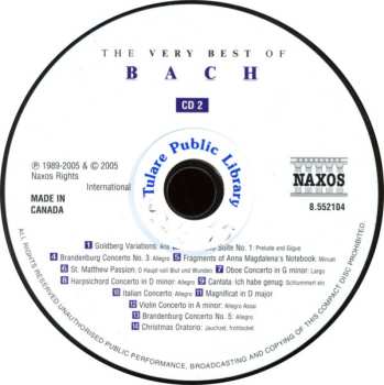 2CD Johann Sebastian Bach: The Very Best Of Bach