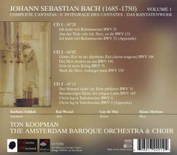 3CD Johann Sebastian Bach: Cantatas Vol. 1