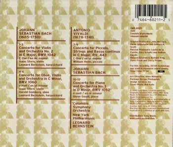 CD Johann Sebastian Bach: Piano Concerto, BWV 1052 ∙ Violin Concerto, BWV 1042 ∙ Concerto For Oboe & Violin, BWV 1060 / Piccolo Concerto