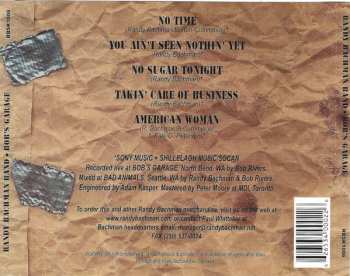 CD Randy Bachman: Bob's Garage / Live LTD