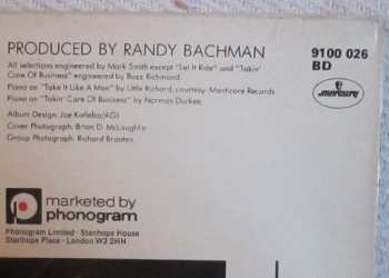 LP Bachman-Turner Overdrive: Best Of B.T.O. (So Far)