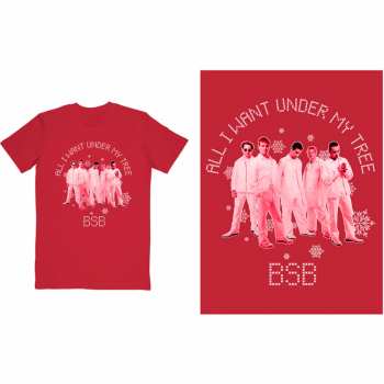 Merch Backstreet Boys: Tričko All I Want Xmas 