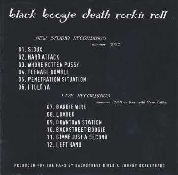 CD Backstreet Girls: Black Boogie Death Rock N' Roll