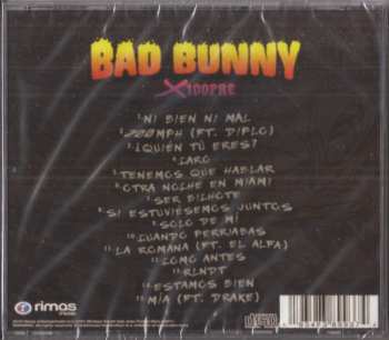 CD Bad Bunny: X 100pre