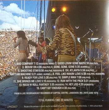 CD Bad Company: Still Running - Maryland Broadcast 1979