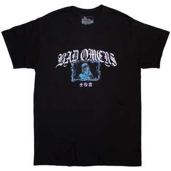 Merch Bad Omens: Bad Omens Unisex T-shirt: Gothic (back Print) (black) (small) S