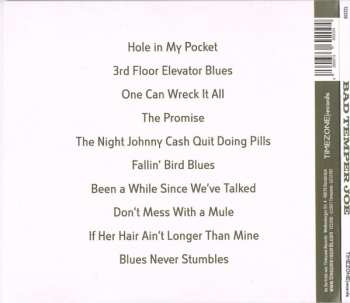 CD Bad Temper Joe: No Filter (One Take Radio Recordings)