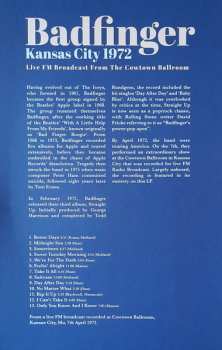 2LP Badfinger: Kansas City 1972