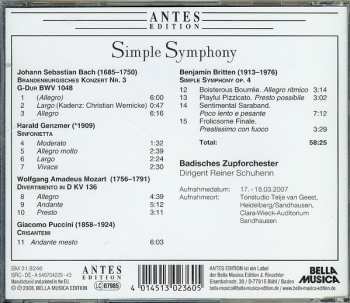 CD Das Badische Zupforchester: Simple Symphony