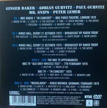 3CD/2DVD/Box Set Baker Gurvitz Army: Neon Lights (The Broadcasts 1975)