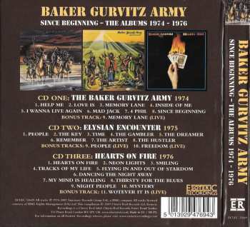 3CD/Box Set Baker Gurvitz Army: Since Beginning (The Albums 1974-1976)