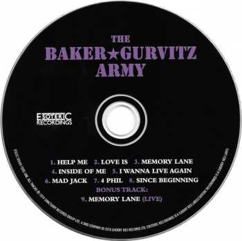 3CD/Box Set Baker Gurvitz Army: Since Beginning (The Albums 1974-1976)