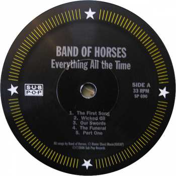 LP Band Of Horses: Everything All The Time