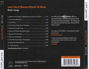 CD Barb Jungr: Just Like A Woman (Hymn To Nina)