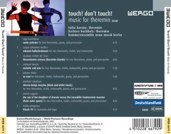 CD Lydia Kavina: Touch! Don't Touch! (Music For Theremin)