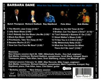 CD Barbara Dane: What Are You Gonna Do When There Ain't No Jazz?