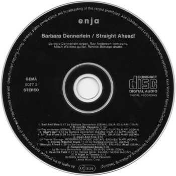 CD Barbara Dennerlein: Straight Ahead!