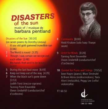 Album Barbara Pentland: Disasters Of The Sun