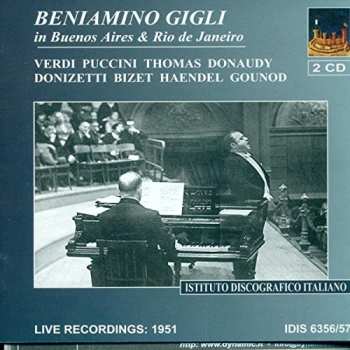 Album Barbarto / Gigli / Mascheri: Opera Arias