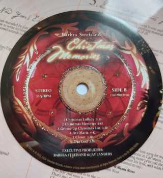 LP Barbra Streisand: Christmas Memories CLR
