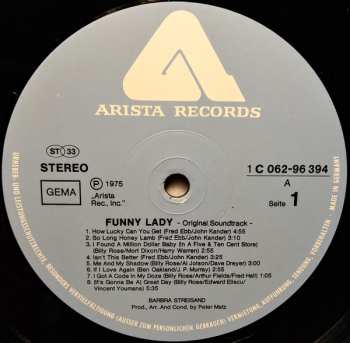LP Barbra Streisand: Funny Lady (Original Soundtrack Recording)