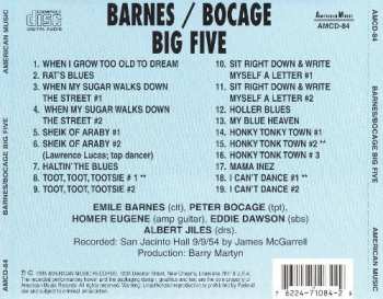 CD Barnes~Bocage Big Five: Barnes-Bocage Big Five 1954