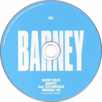 2CD Barney Wilen: Barney and Tete Grenoble '88