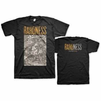 Merch Baroness: Tričko Gold & Grey 