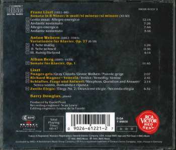 CD Franz Liszt: Sonata / Zweite Elegie / Nuages Gris / Sonata / Variations