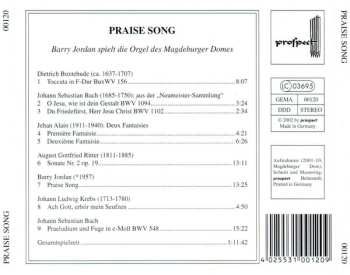 CD Barry Jordan: Praise Song (Barry Jordan Spielt Die Orgel Des Magdeburger Domes)