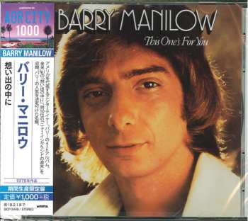 CD Barry Manilow: This One's For You LTD