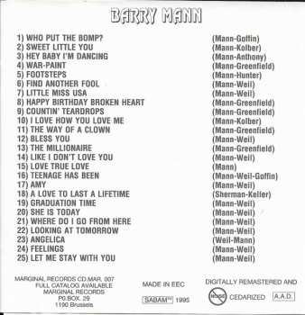 CD Barry Mann: Who Put The Bomp In The Bomp Bomp Bomp ?