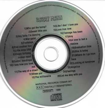 CD Barry Mann: Who Put The Bomp In The Bomp Bomp Bomp ?