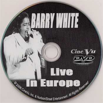 DVD Barry White: Live In Europe 1975