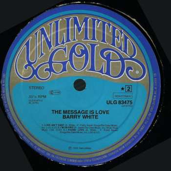 LP Barry White: The Message Is Love