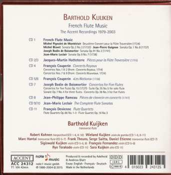 11CD/Box Set Barthold Kuijken: French Flute Music - The Accent Recordings 1979-2003