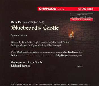 CD/Box Set Béla Bartók: Bluebeard's Castle