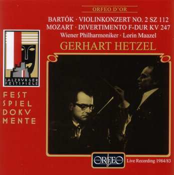 Album Wolfgang Amadeus Mozart: Violinkonzert No. 2 Sz 112 / Divertimento F-Dur KV 247