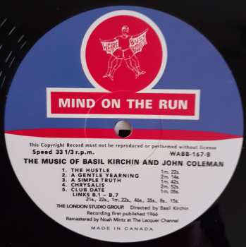 LP Basil Kirchin: Mind On The Run (The Music Of Basil Kirchin And John Coleman)