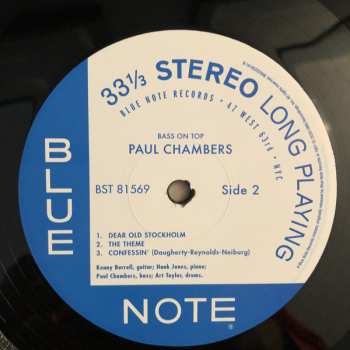LP Paul Chambers Quartet: Bass On Top