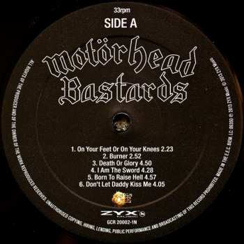 LP/CD Motörhead: Bastards LTD