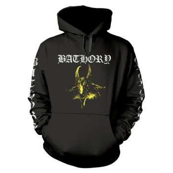 Merch Bathory: Mikina S Kapucňou Goat (yellow)