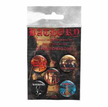 Merch Bathory: Súprava Odznakov Bathory Button Badge Set