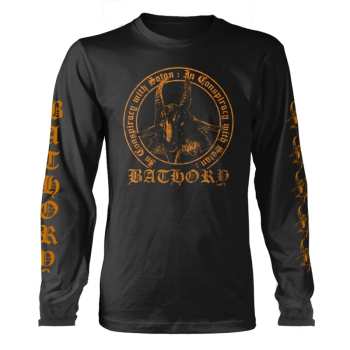 Merch Bathory: Tričko s dlhým rukávom In Conspiracy With Satan
