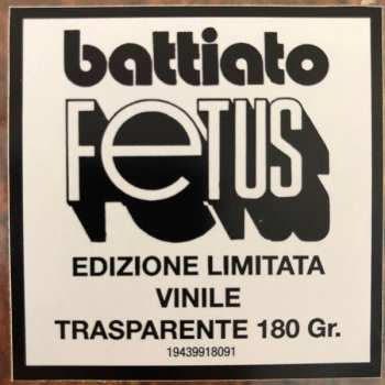 LP Franco Battiato: Fetus CLR | LTD